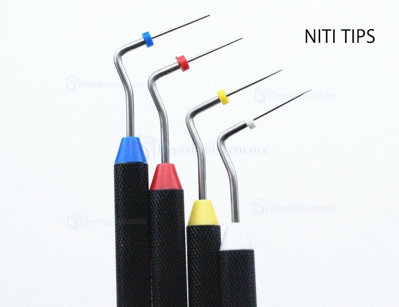 Condensador manual NiTi para obturaci&oacute;n endod&oacute;ntica en 4 tama&ntilde;os